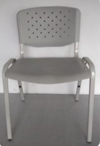 SILLA APILABLE CON ASIENTO Y ESPALDA DE PVC